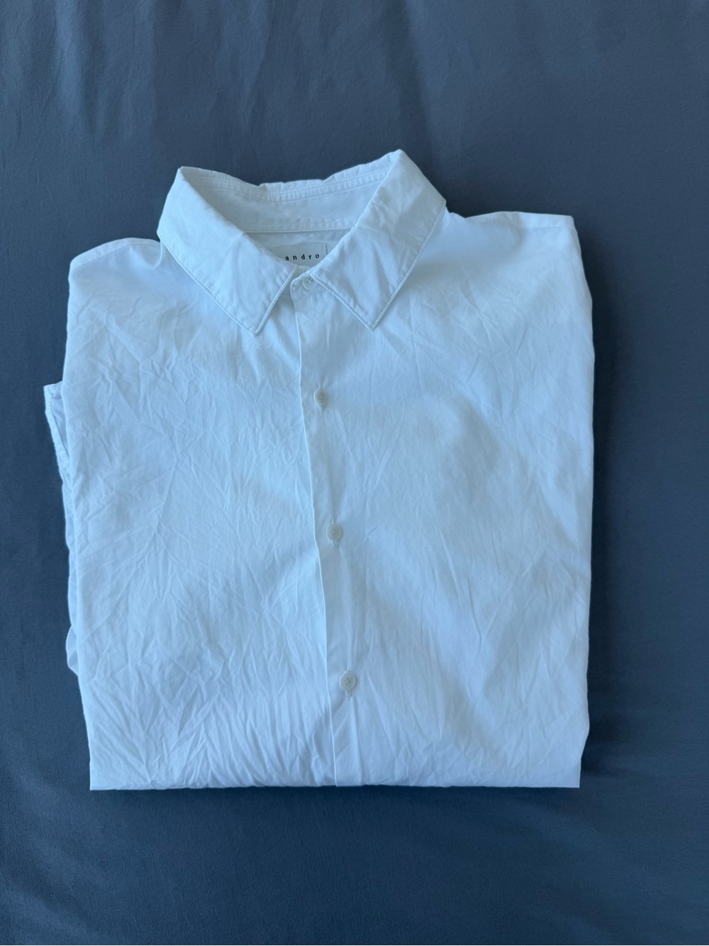 Sandro White Men's Button-Down Dress Shirt